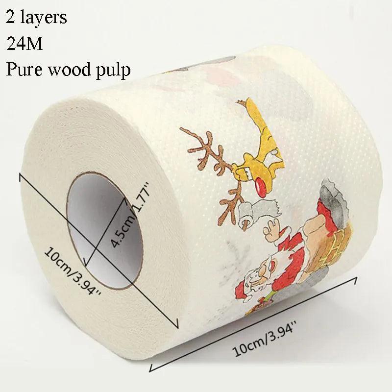 Festive Christmas Toilet Paper Roll by HitMyNeed