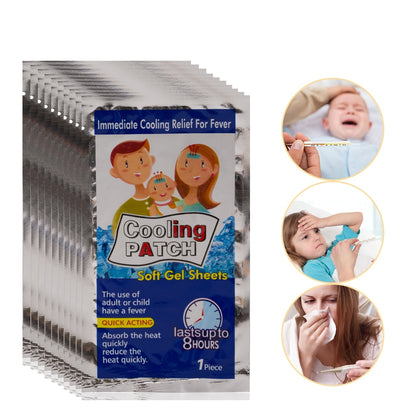 Fever Patch Headache Relief Pads (10 Pack) by HitMyNeed
