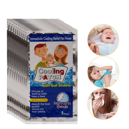 Fever Patch Headache Relief Pads (10 Pack) by HitMyNeed