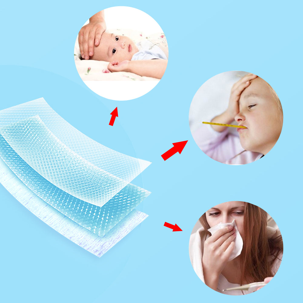 Fever Patch Headache Relief Pads (10 Pack) by HitMyNeed