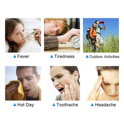 Fever Patch Headache Relief Pads (10 Pack) by HitMyNeed