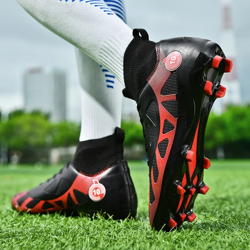 FG/TF Ankle Soccer Cleats for Men & Kids by HitMyNeed