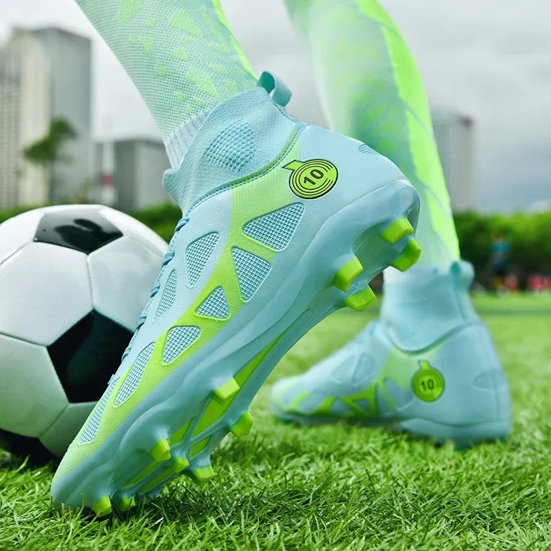 FG/TF Ankle Soccer Cleats for Men & Kids by HitMyNeed