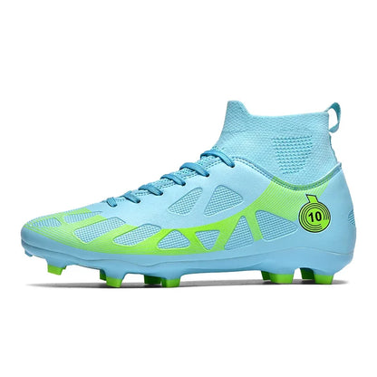 FG/TF Ankle Soccer Cleats for Men & Kids 350-c-moon eu-39 by HitMyNeed