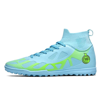 FG/TF Ankle Soccer Cleats for Men & Kids 350-s-moon eu-35 by HitMyNeed