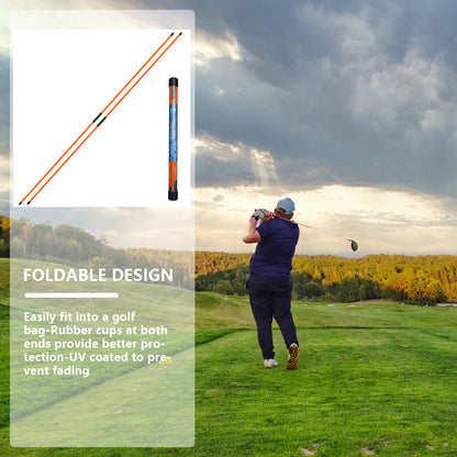 Fiberglass Golf Alignment Sticks with Case by HitMyNeed