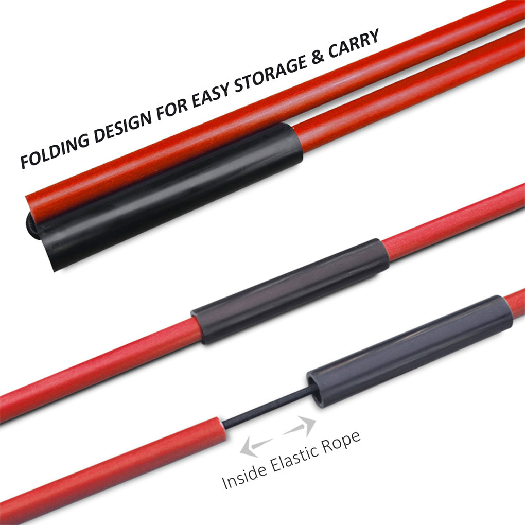 Fiberglass Golf Alignment Sticks with Case by HitMyNeed