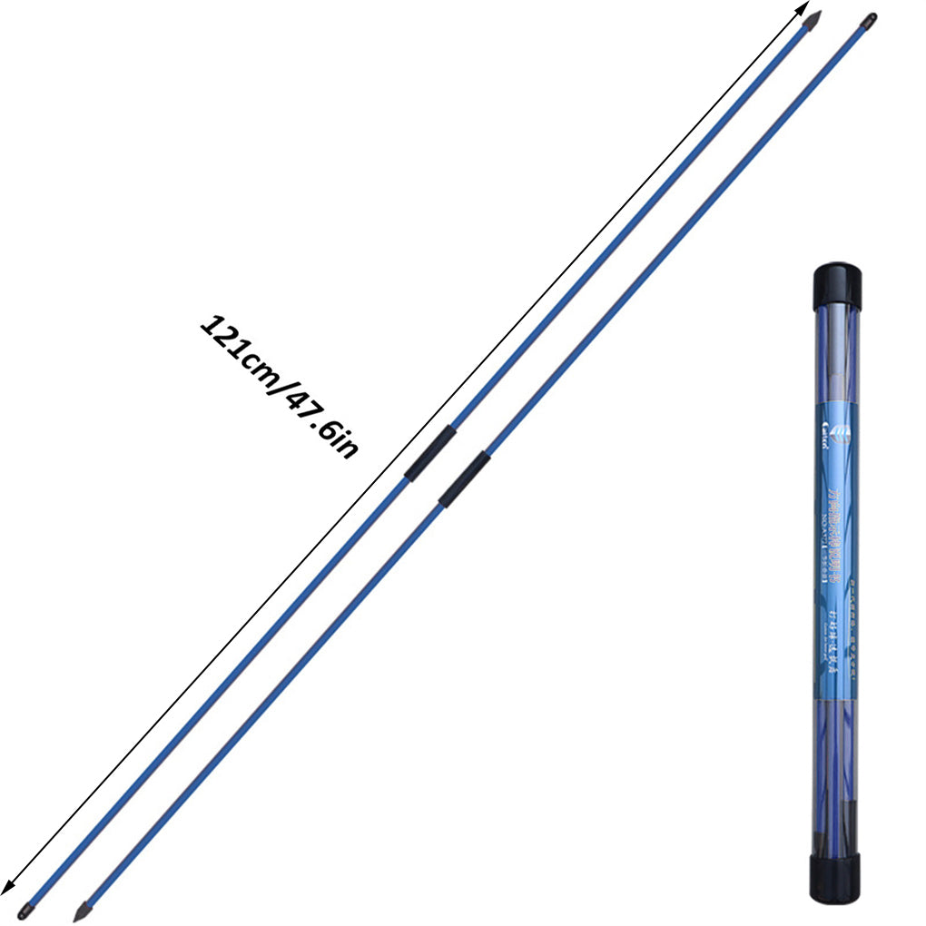 Fiberglass Golf Alignment Sticks with Case Blue by HitMyNeed