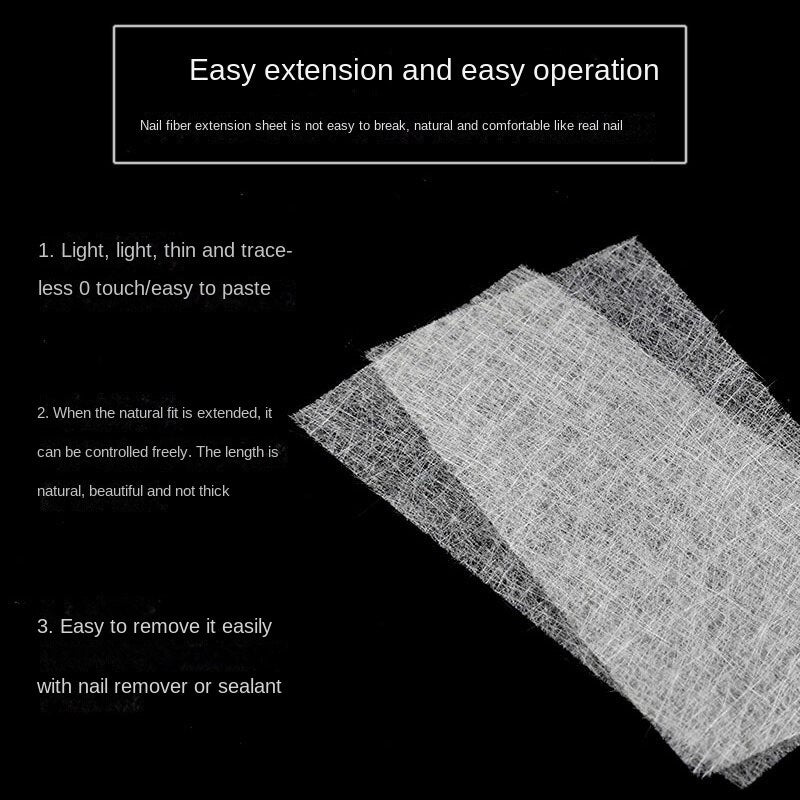 Fiberglass Nail Wraps for Nail Extensions, 20-Pack by HitMyNeed