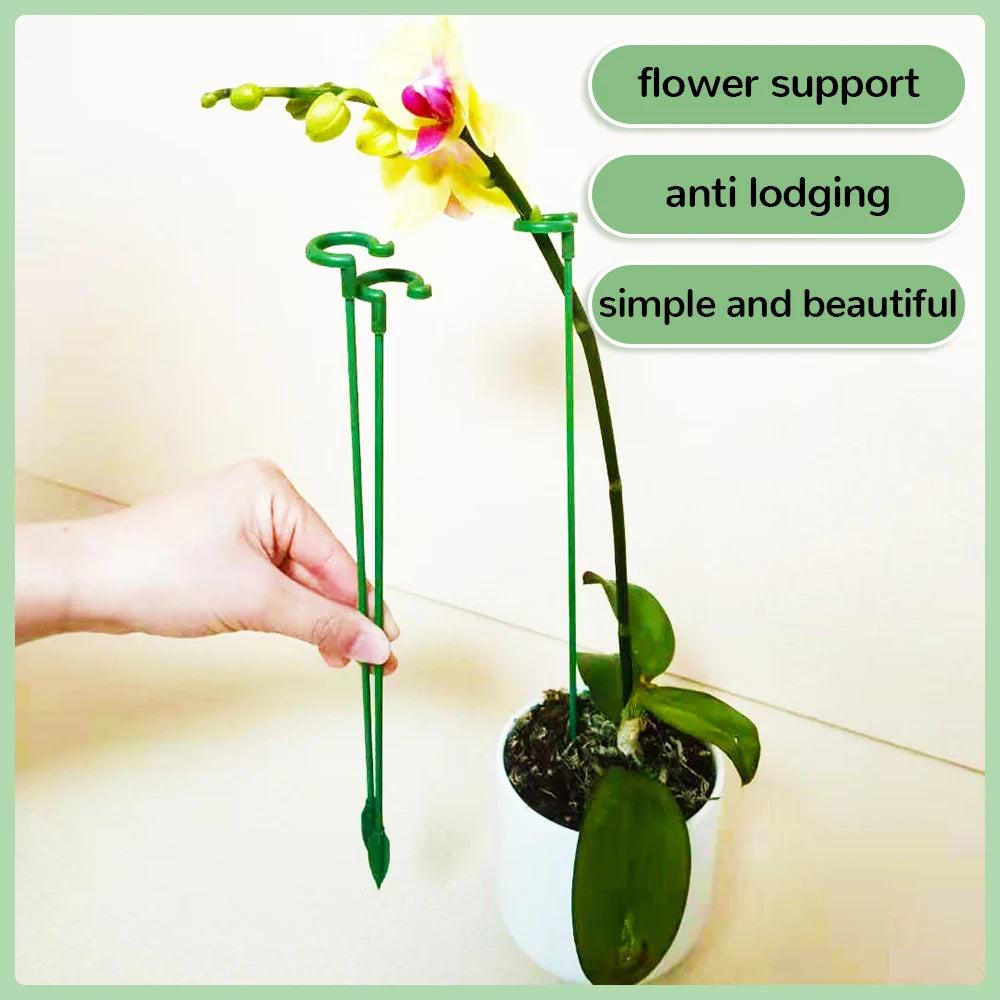 Fiberglass Orchid Support Sticks with Ring Holders by HitMyNeed
