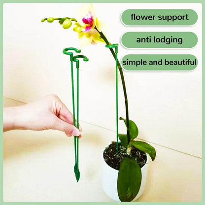 Fiberglass Orchid Support Sticks with Ring Holders by HitMyNeed