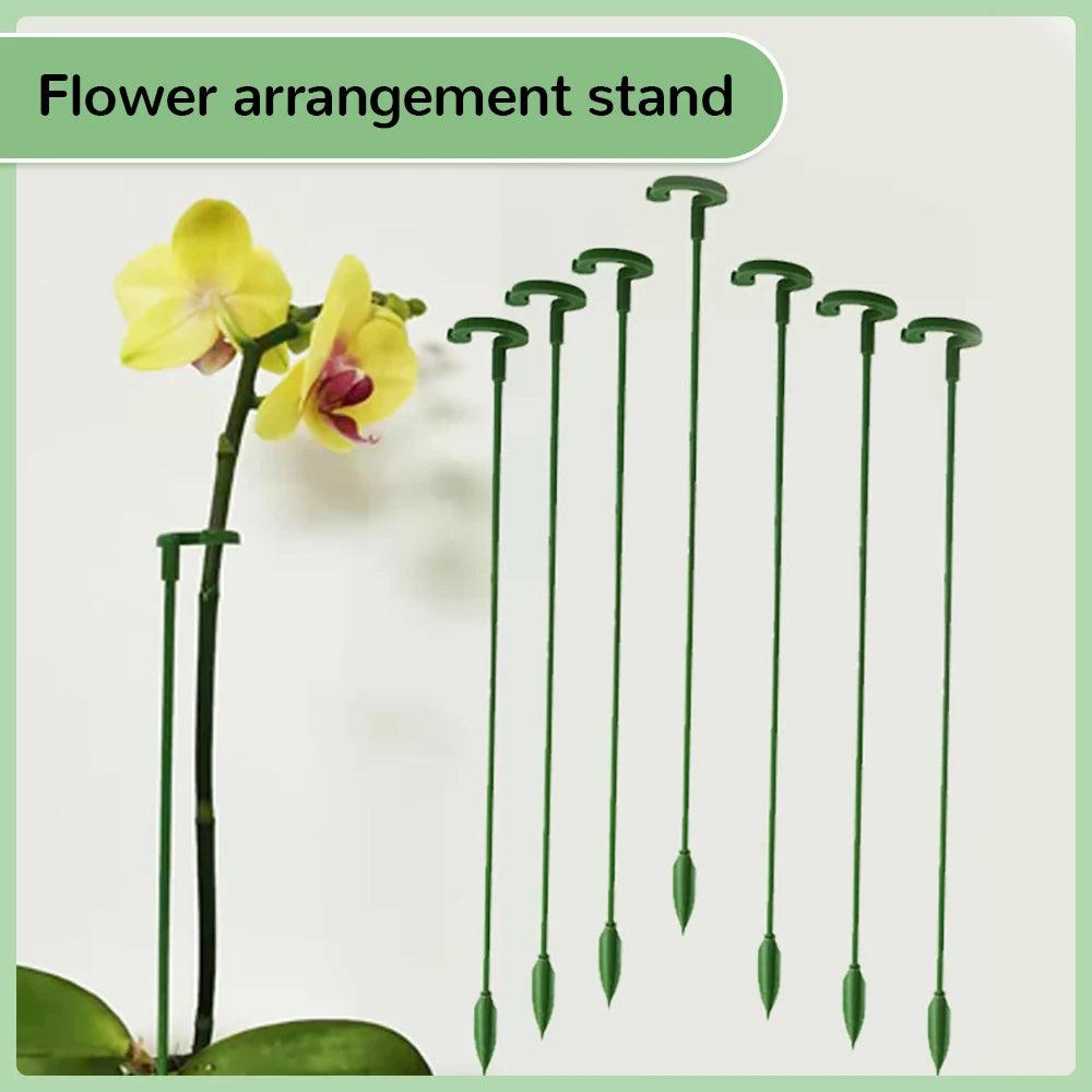 Fiberglass Orchid Support Sticks with Ring Holders by HitMyNeed
