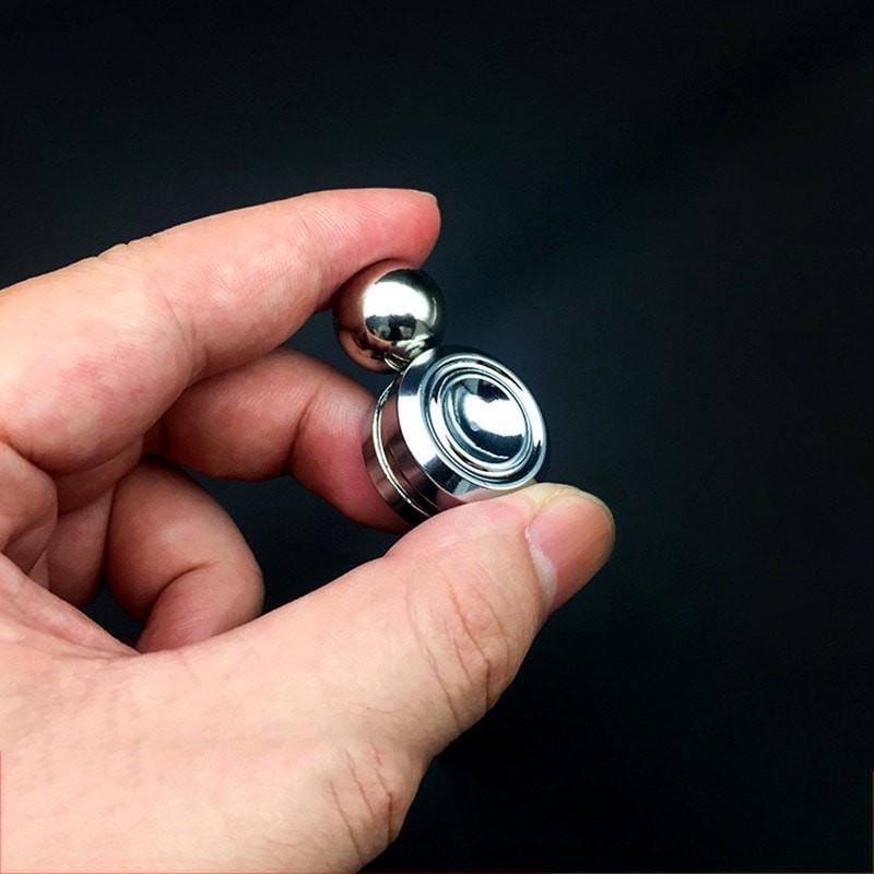 Fidget Orbit Spinner with Magnetic Aluminum Design by HitMyNeed