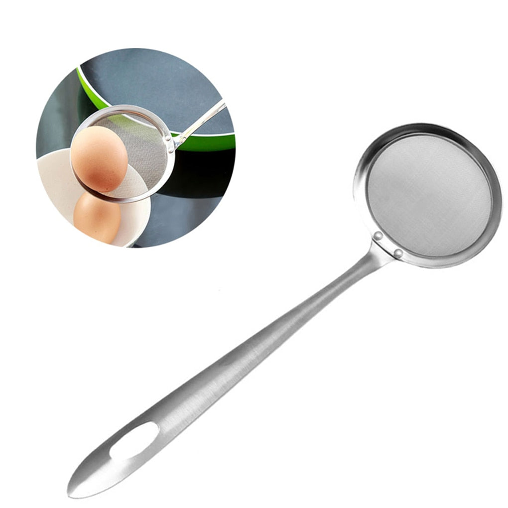 Fine Mesh Stainless Steel Soup Skimmer Ladle by HitMyNeed