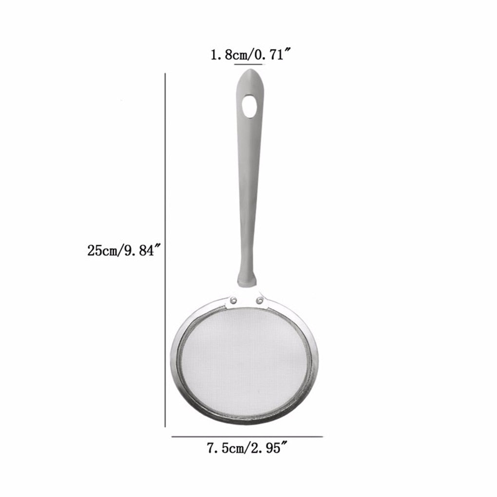 Fine Mesh Stainless Steel Soup Skimmer Ladle by HitMyNeed
