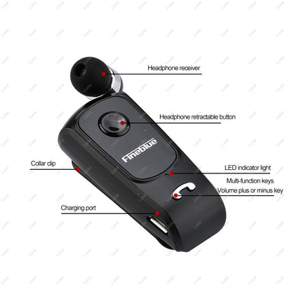 Fineblue F920 Bluetooth Retractable Headset by HitMyNeed