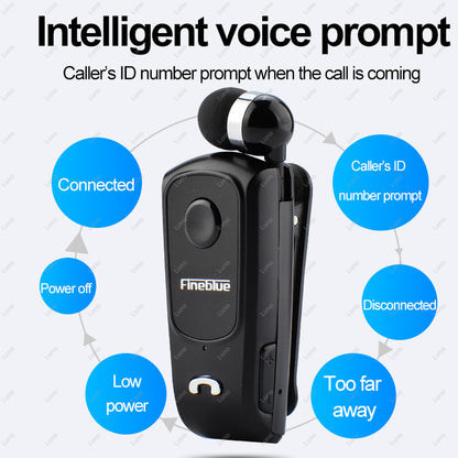 Fineblue F920 Bluetooth Retractable Headset by HitMyNeed