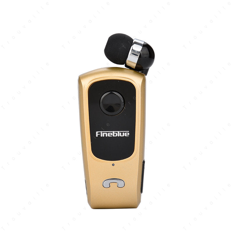 Fineblue F920 Bluetooth Retractable Headset gold by HitMyNeed