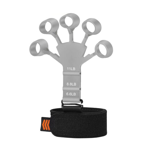 Finger Gripper Hand Strengthener with 6 Resistance Levels 1pc-gray by HitMyNeed