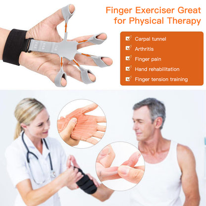Finger Gripper Hand Strengthener with 6 Resistance Levels by HitMyNeed