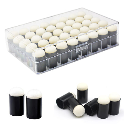 Finger Painting Sponge Daubers Set (40pcs) with Box by HitMyNeed