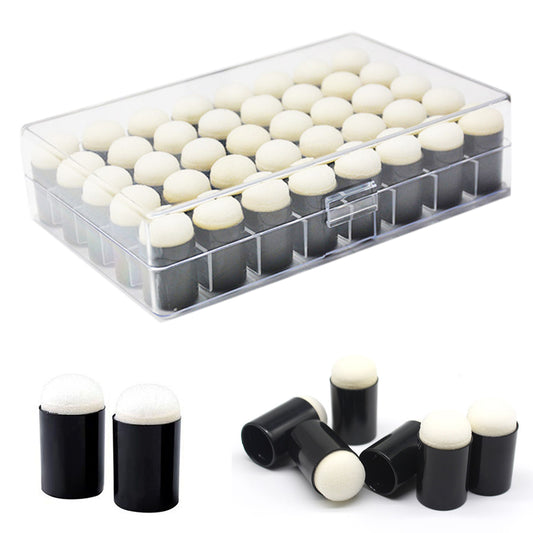 Finger Painting Sponge Daubers Set (40pcs) with Box by HitMyNeed
