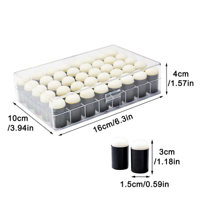 Finger Painting Sponge Daubers Set (40pcs) with Box by HitMyNeed