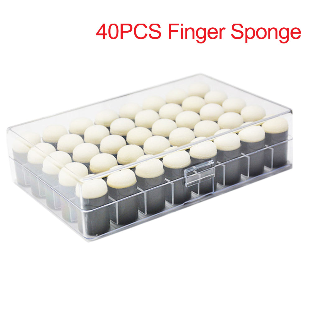 Finger Painting Sponge Daubers Set (40pcs) with Box by HitMyNeed
