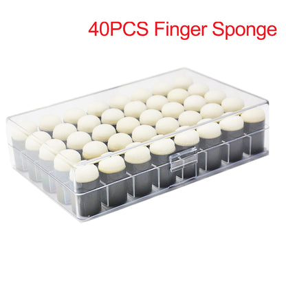 Finger Painting Sponge Daubers Set (40pcs) with Box by HitMyNeed