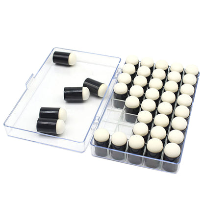 Finger Painting Sponge Daubers Set (40pcs) with Box by HitMyNeed