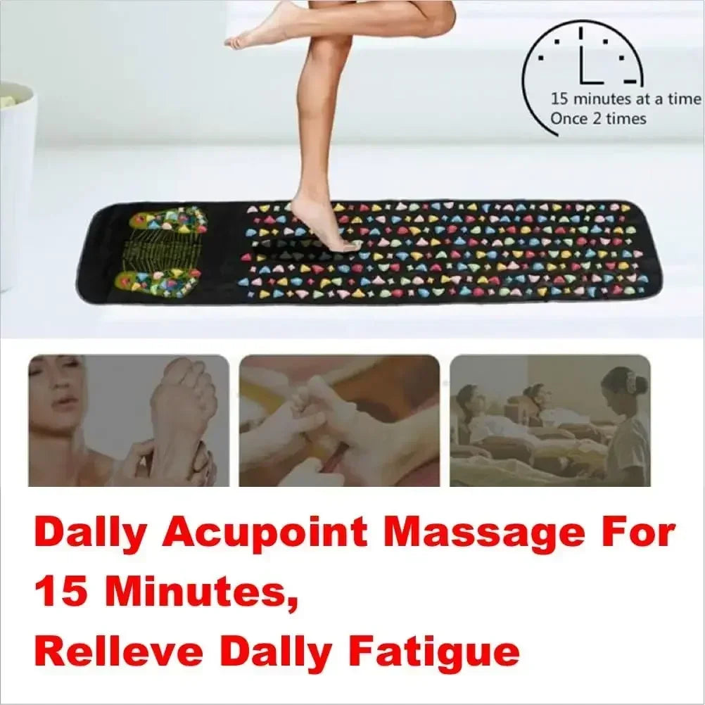 Finger Pressure Foot Massage Pad Reflexology Walk Mat by HitMyNeed