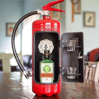 Fire Extinguisher Wine Bottle Storage & Gift Box by HitMyNeed