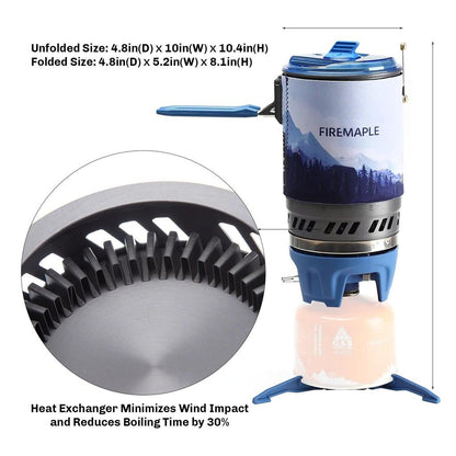 Fire Maple Polaris X5 Camping Stove Cooking System by HitMyNeed