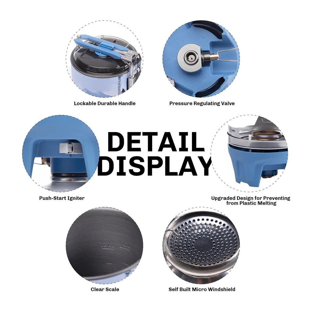 Fire Maple Polaris X5 Camping Stove Cooking System by HitMyNeed