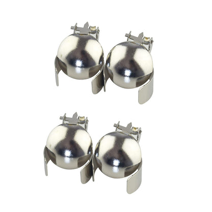 Fire Resistant Automatic Candle Snuffer (4 or 8 pcs) silver-4pcs by HitMyNeed