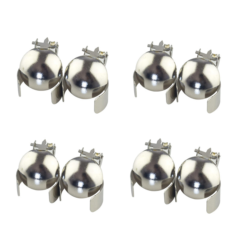 Fire Resistant Automatic Candle Snuffer (4 or 8 pcs) silver-8pcs by HitMyNeed