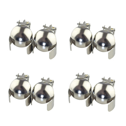Fire Resistant Automatic Candle Snuffer (4 or 8 pcs) silver-8pcs by HitMyNeed