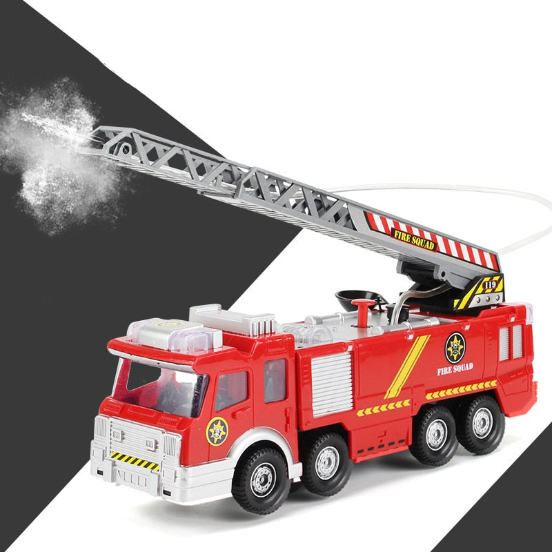 Fire Truck Toy with Working Water Sprinkler by HitMyNeed
