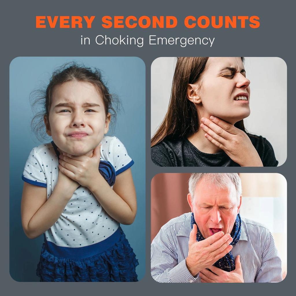 First Aid Anti Choking Device with 3 Masks for All Ages by HitMyNeed
