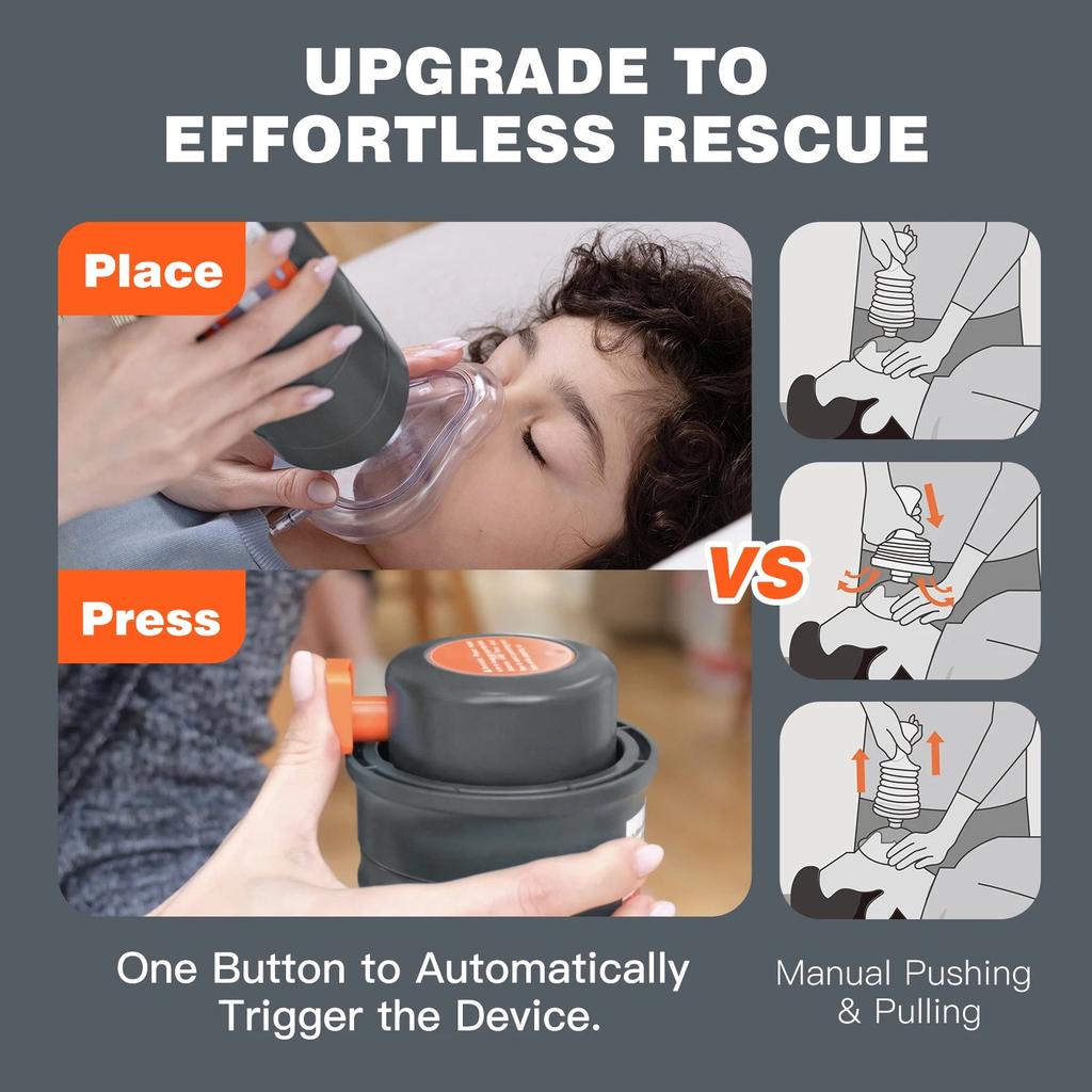First Aid Anti Choking Device with 3 Masks for All Ages by HitMyNeed