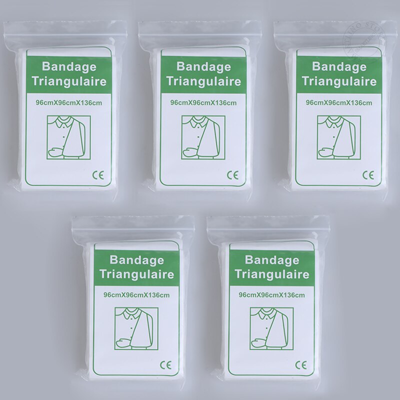 First Aid Arm Sling Triangle Bandage (5 Pack) by HitMyNeed