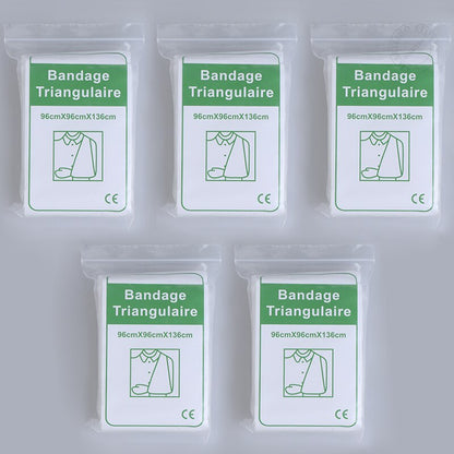 First Aid Arm Sling Triangle Bandage (5 Pack) by HitMyNeed