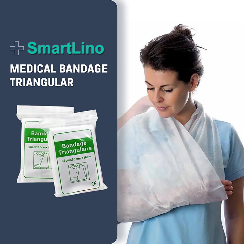 First Aid Arm Sling Triangle Bandage (5 Pack) by HitMyNeed