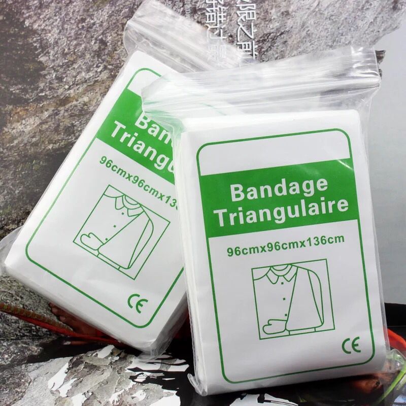 First Aid Triangular Bandage Cloth 96 x 96 x 136cm by HitMyNeed