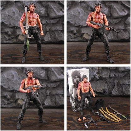 First Blood John J. Rambo 7" Action Figure Collectible by HitMyNeed