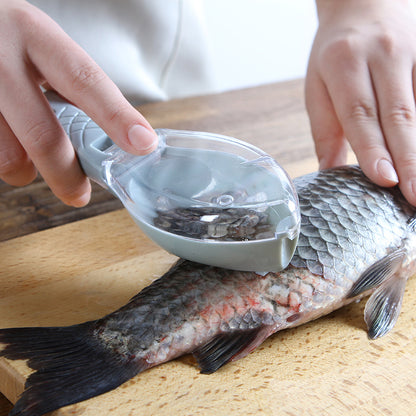 Fish Scale Scraper with Cover and Comfort Handle by HitMyNeed