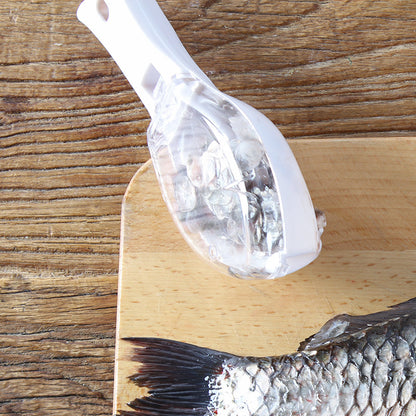 Fish Scale Scraper with Cover and Comfort Handle by HitMyNeed