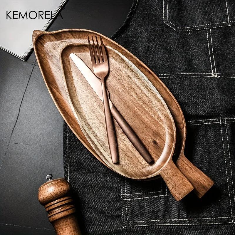 Fish Shape Wooden Serving Tray for Sushi & Breakfast by HitMyNeed