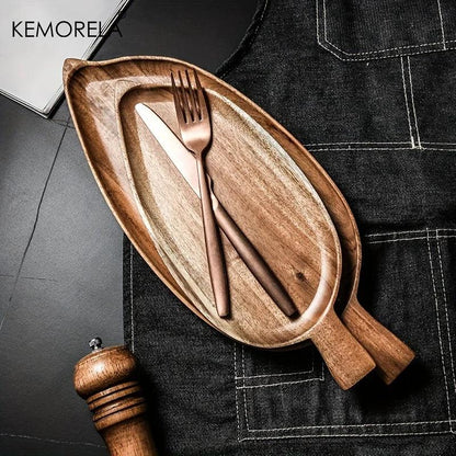 Fish Shape Wooden Serving Tray for Sushi & Breakfast by HitMyNeed