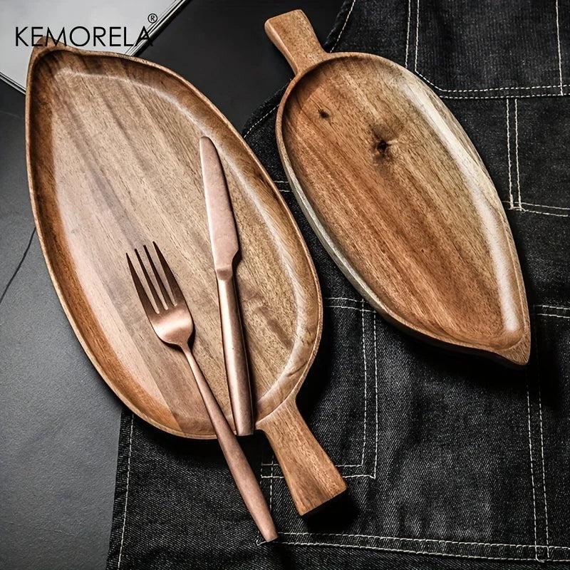 Fish Shape Wooden Serving Tray for Sushi & Breakfast by HitMyNeed